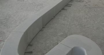 怀化 花岗岩整石坐凳拼装