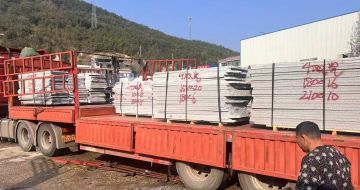 怀化 芝麻灰花岗岩光面毛板出货日常