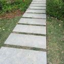 怀化 芝麻黑小区踏步、汀步石铺装效果