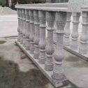 怀化 芝麻白圆形光面花瓶柱，栏杆