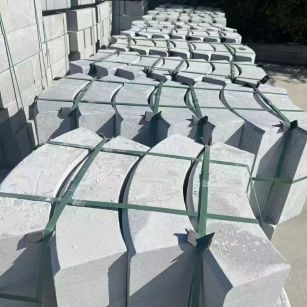怀化 芝麻灰弧形路沿石