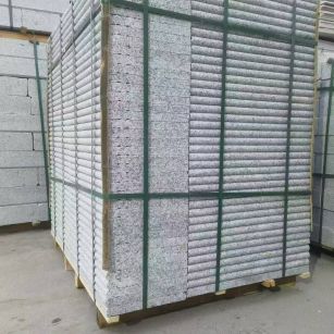 怀化 芙蓉白3公分厚磨圆边、拉槽，楼梯踏步