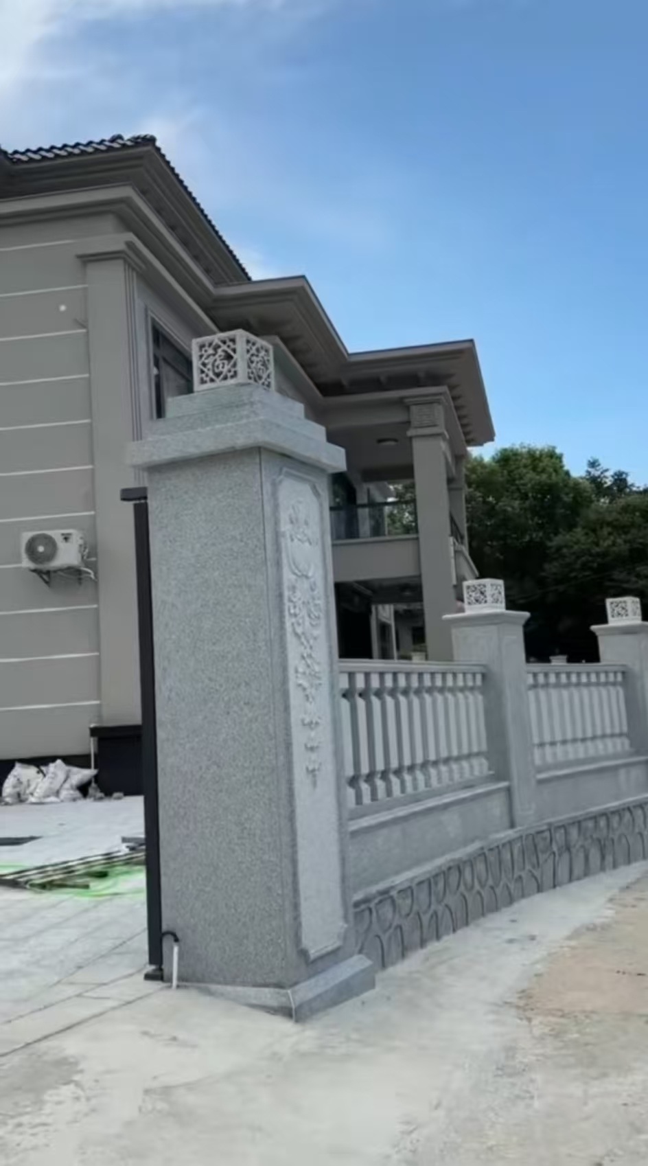 怀化 芝麻白别墅围墙栏杆，私人订制
