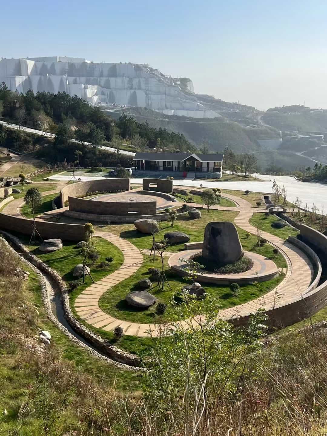 怀化仿古石铺装整体效果