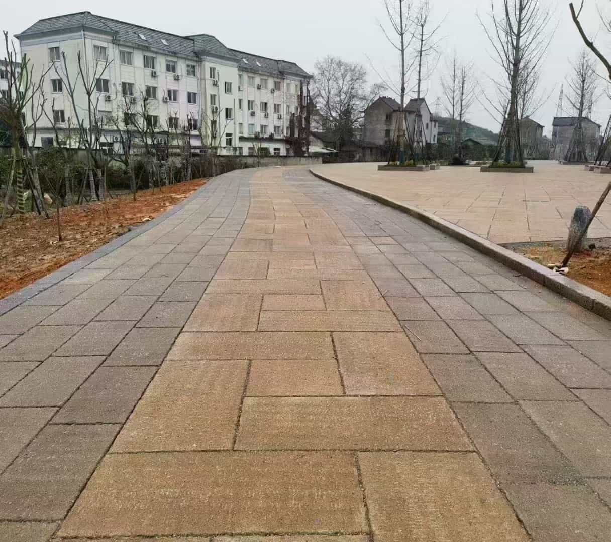 怀化仿古石铺装效果