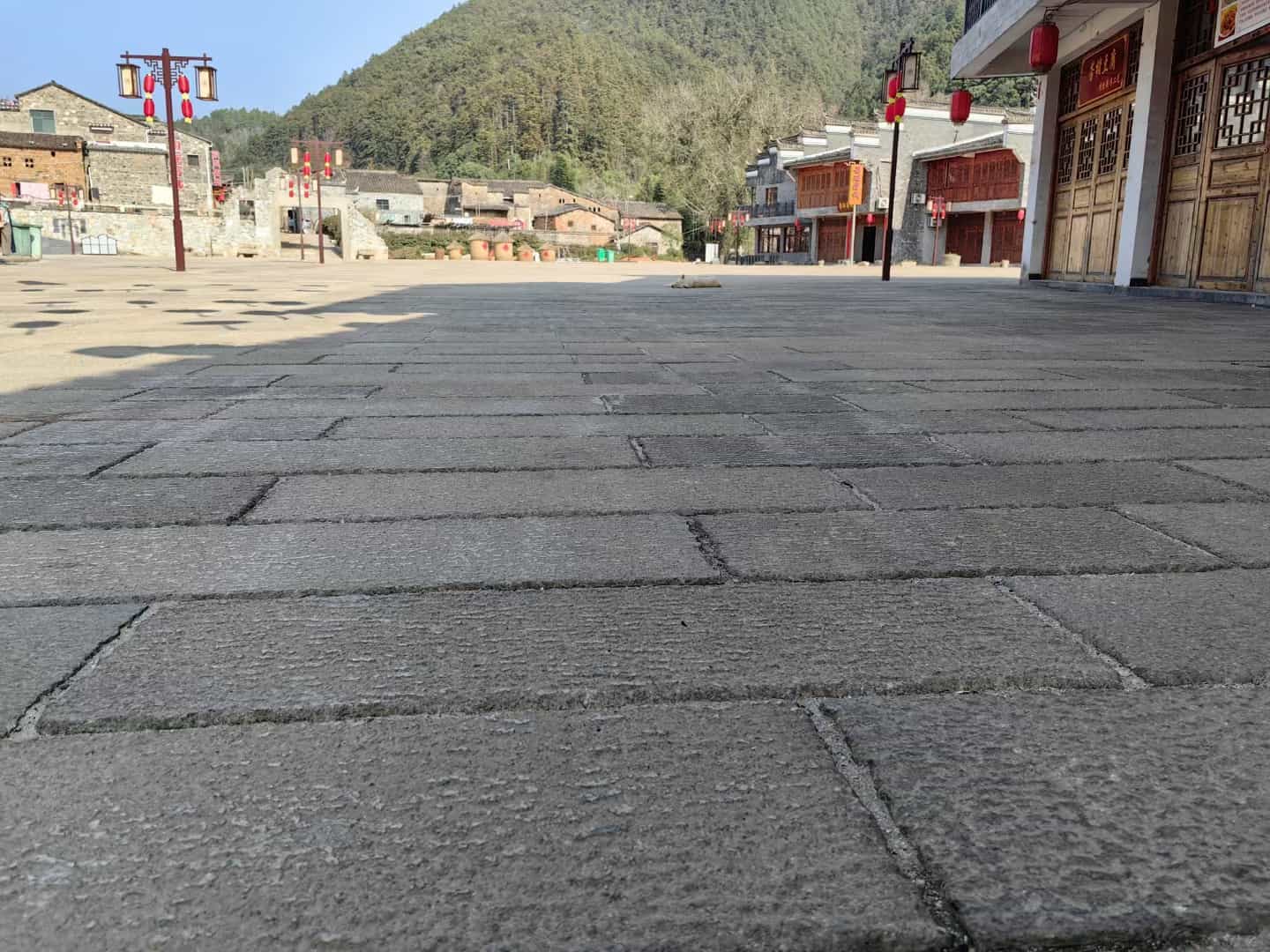 怀化仿古石铺装效果
