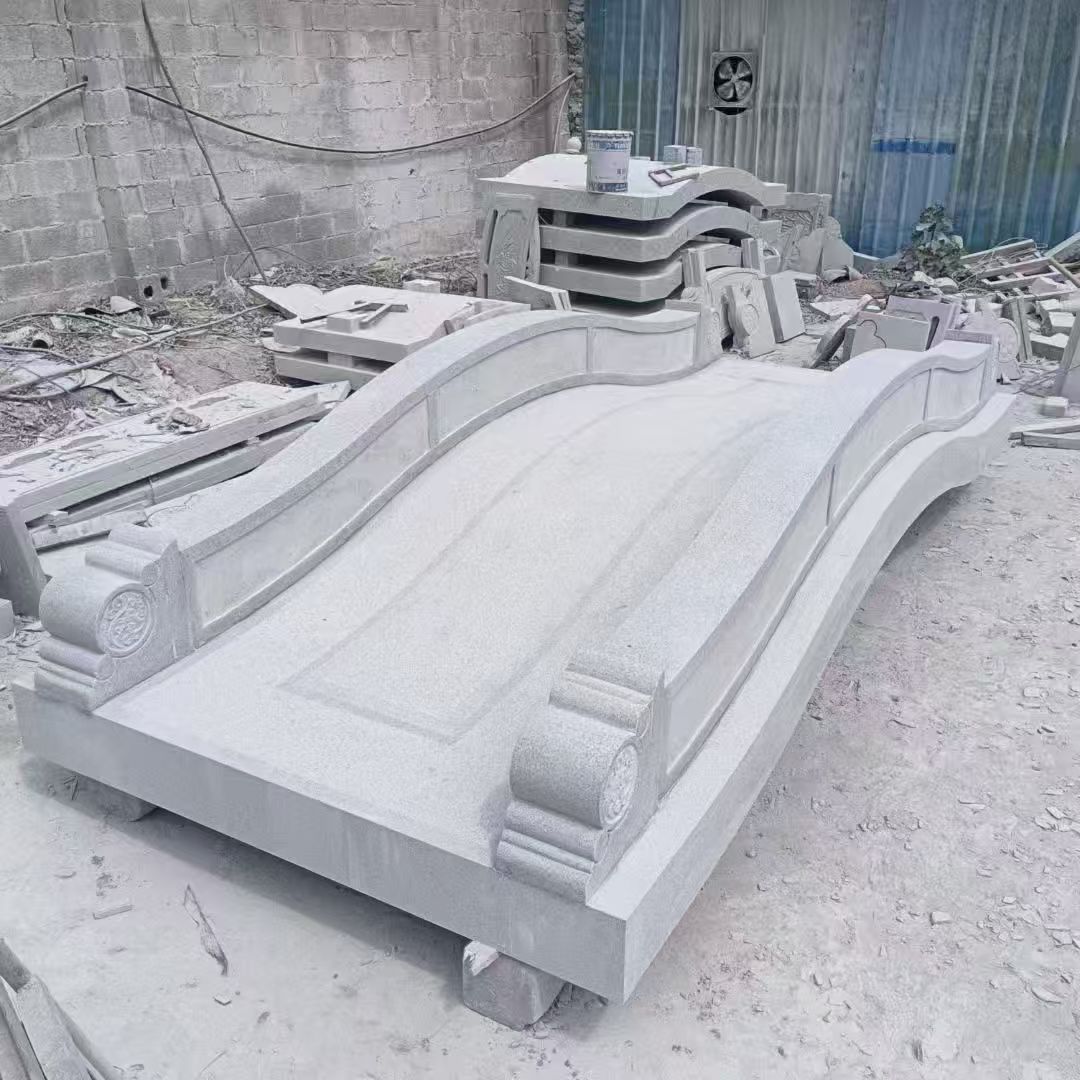 怀化 芝麻灰花岗岩园林景观 小石桥