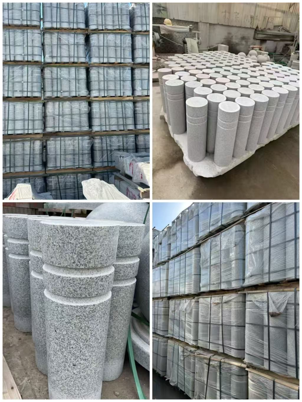 怀化 芝麻白花岗岩挡车柱、隔离柱多少钱