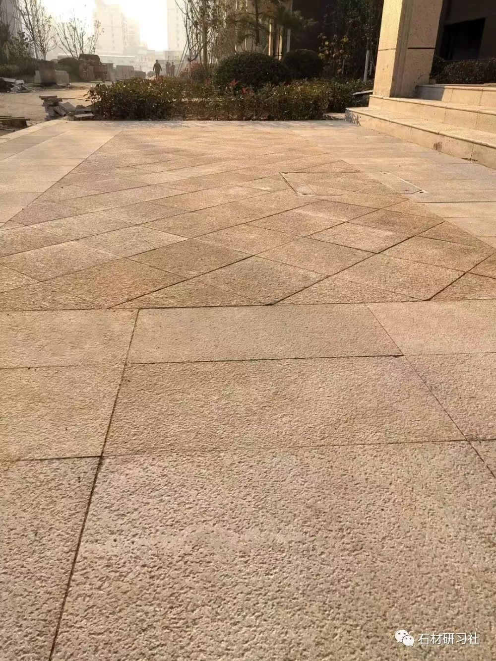 怀化黄金麻石材铺装